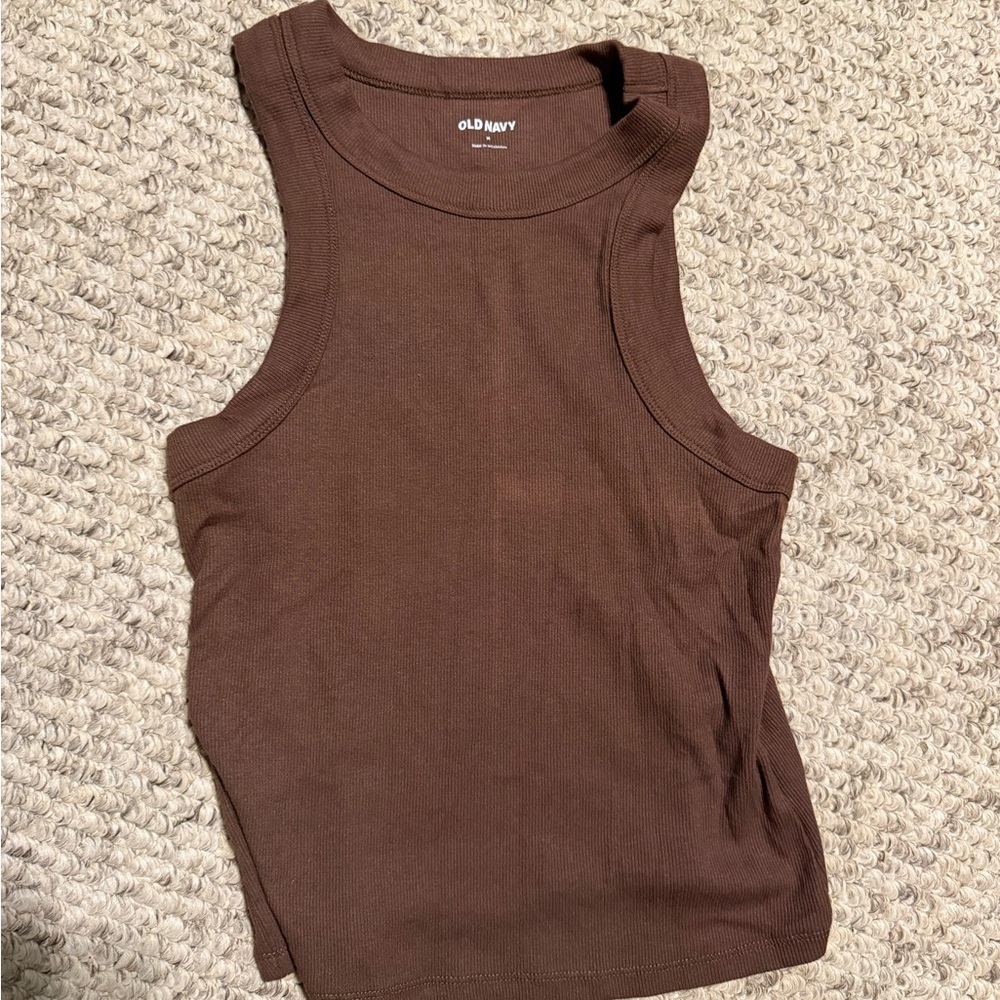 Old Navy Chocolate Brown Tank Top